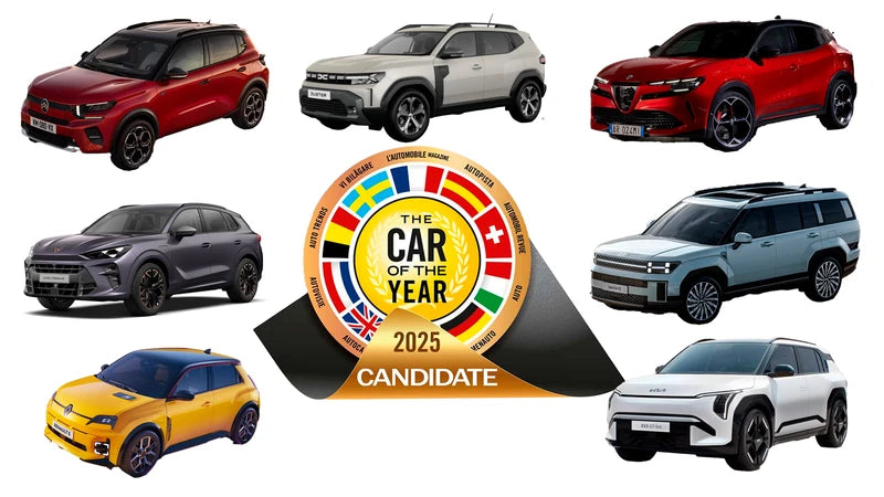 La carrera por el Coche del Año en Europa 2025: ¡Los siete finalistas revelados!