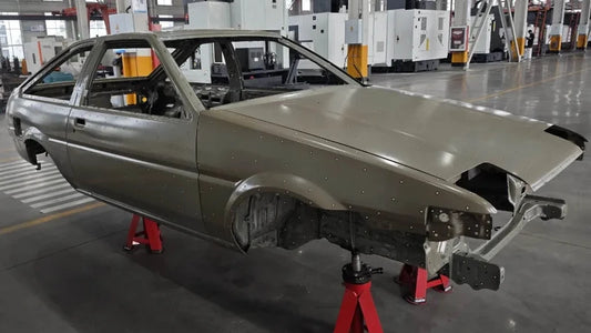 Novedad en Alibaba: Carrocería del Toyota Corolla AE86 disponible para adquirir