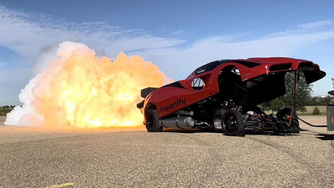 El Insanity Jet Car: Un Dragster Casero con Ambiciones de Velocidad Extrema