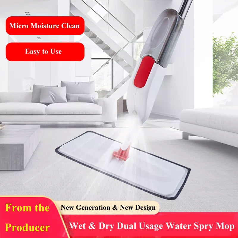 Coleto con spray 2 en 1 con mopa