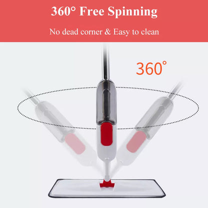 Coleto con spray 2 en 1 con mopa