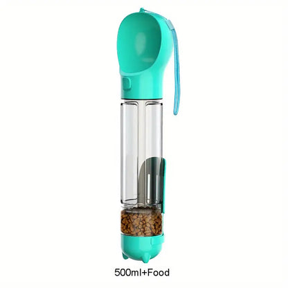 Botella de agua multifuncional 5 en 1 para mascota.