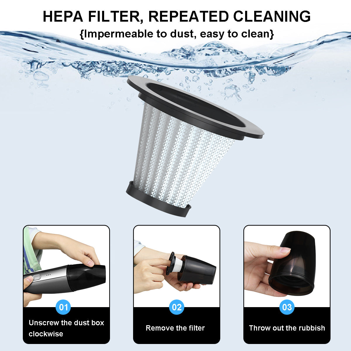 Aspiradora portátil 3 en 1