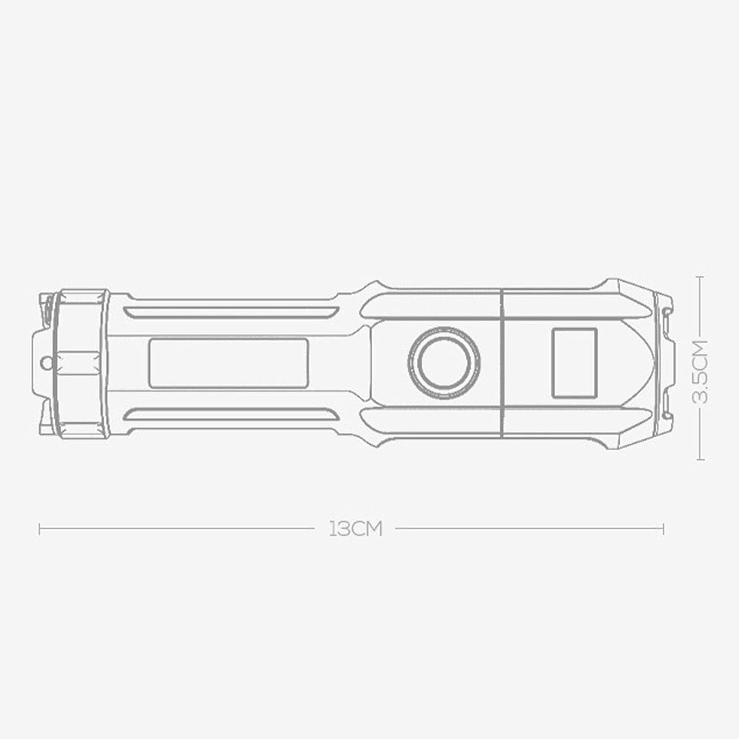 Linterna LED Linterna Táctica Recargable