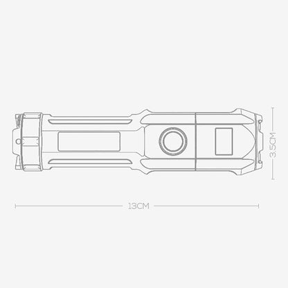 Linterna LED Linterna Táctica Recargable