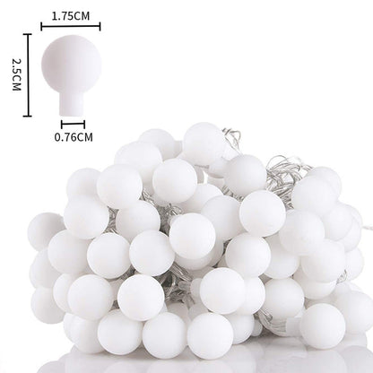 Guirnalda de bolas LED con alimentación USB