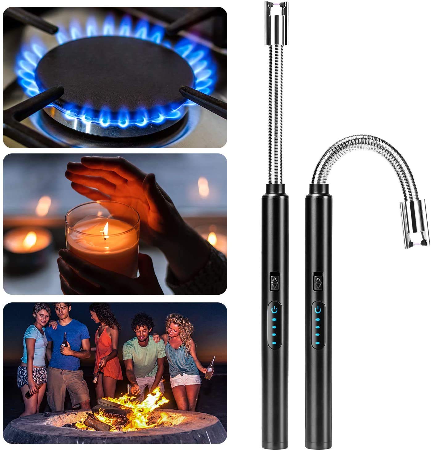 Encendedor electrico de arco recargable USB