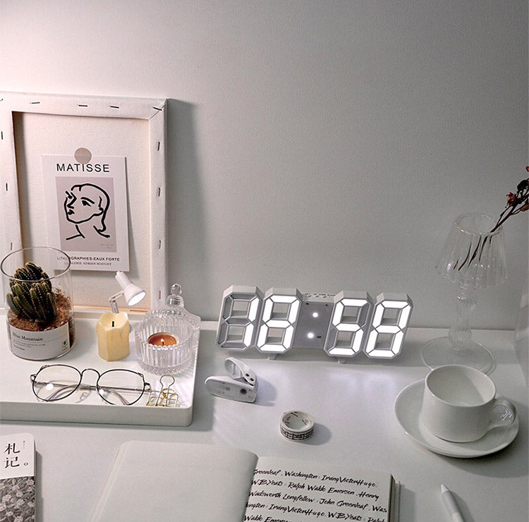Reloj Led Digital para pared o mesa con alarma