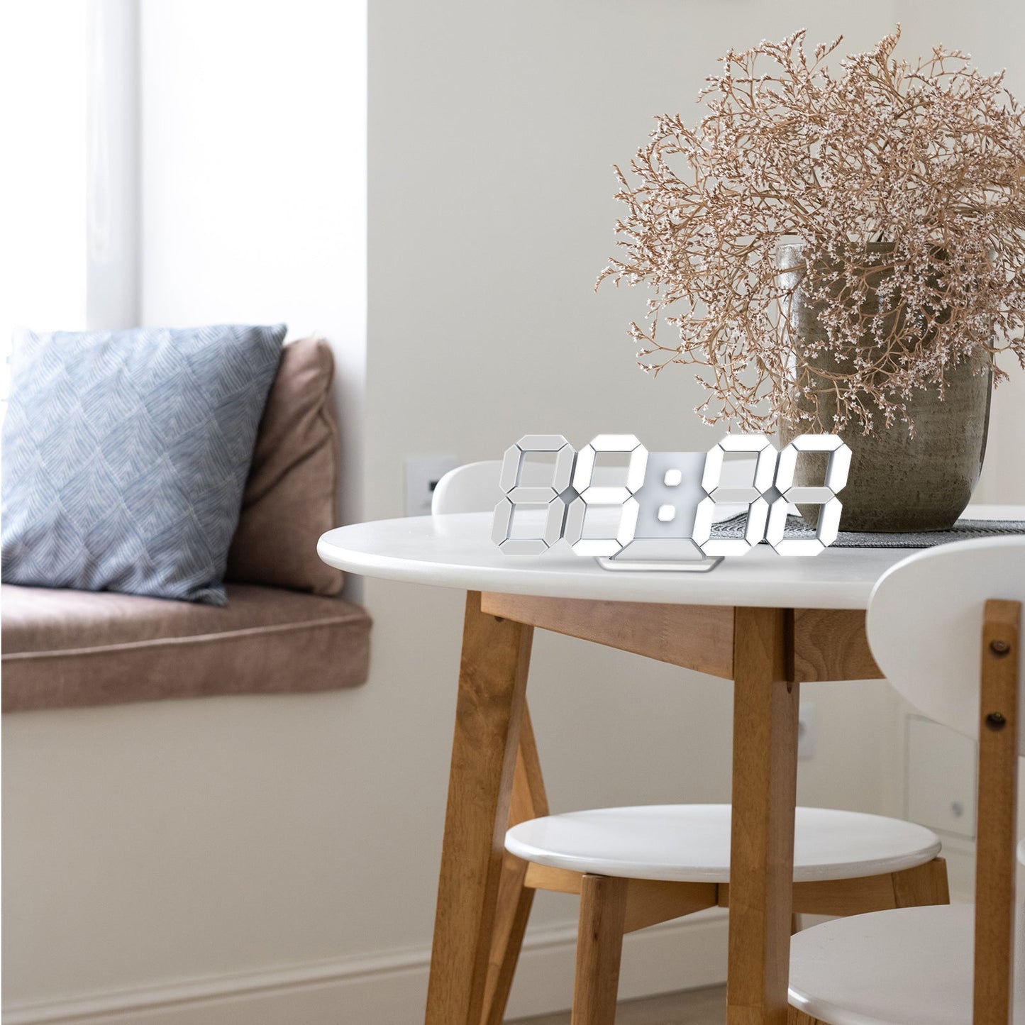 Reloj Led Digital para pared o mesa con alarma