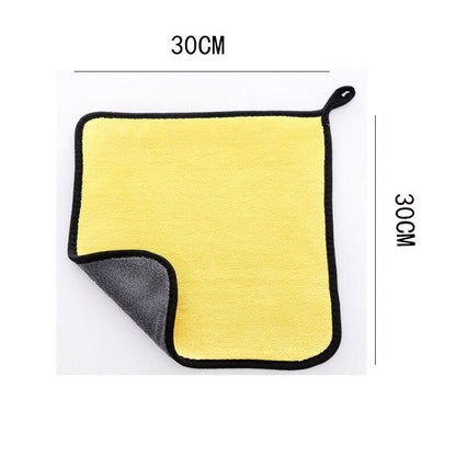Toalla absorbente de microfibra gruesa para carro (Pack de 5)